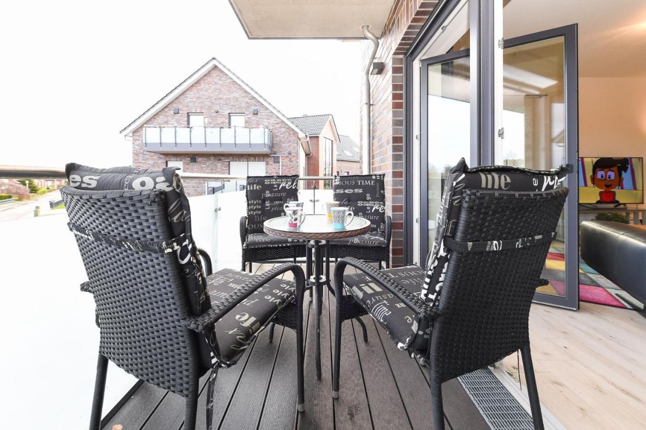 Ferienwohnung Strandloper Esens Buitenkant foto